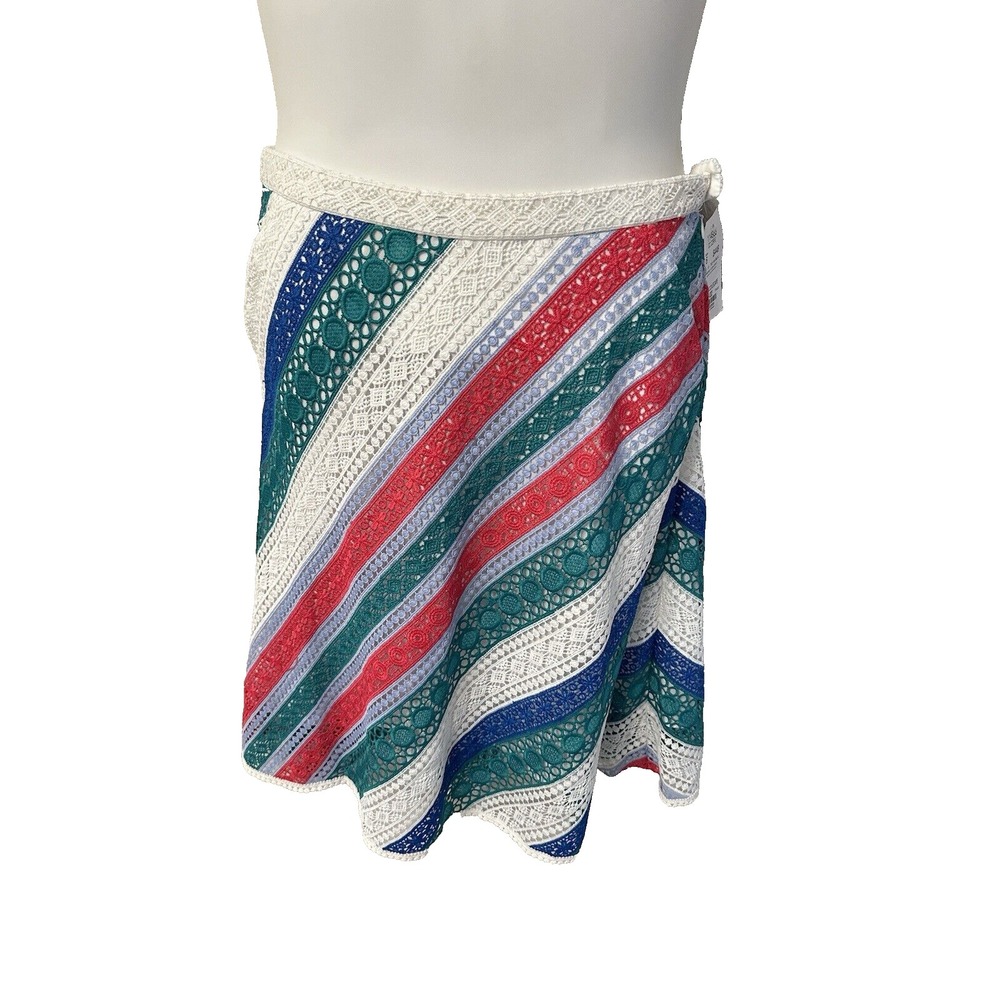 NWT Carlisle Collection Corfu size 6 skirt  eyelet multicolor